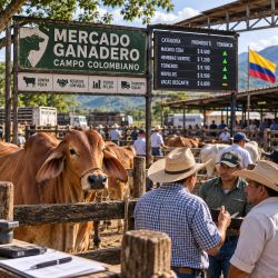 Logo de Mercado Ganadero del campo colombiano
