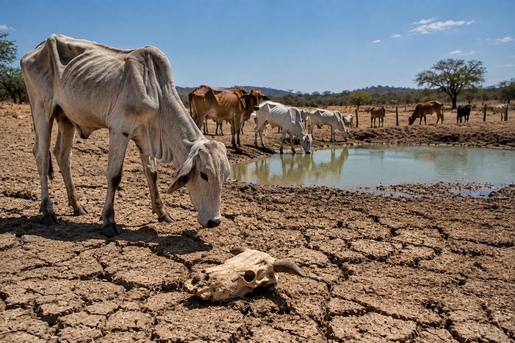 Ganadería en Colombia afectada por el Plan de Choque frente al fenómeno de El Niño