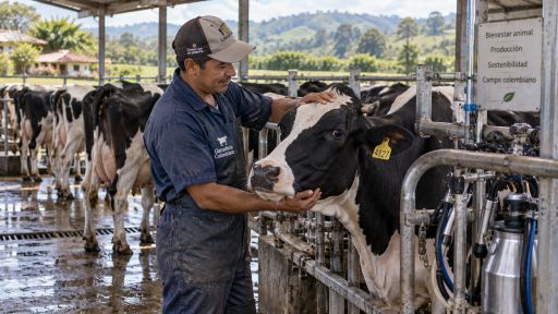 Bienestar animal en bovinos durante el manejo de vacas lecheras en una finca colombiana
