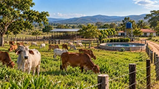 Manejo ganadero de una finca bovina colombiana