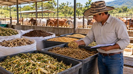 Evaluación de subproductos agrícolas para posible aprovechamiento en alimentación bovina.